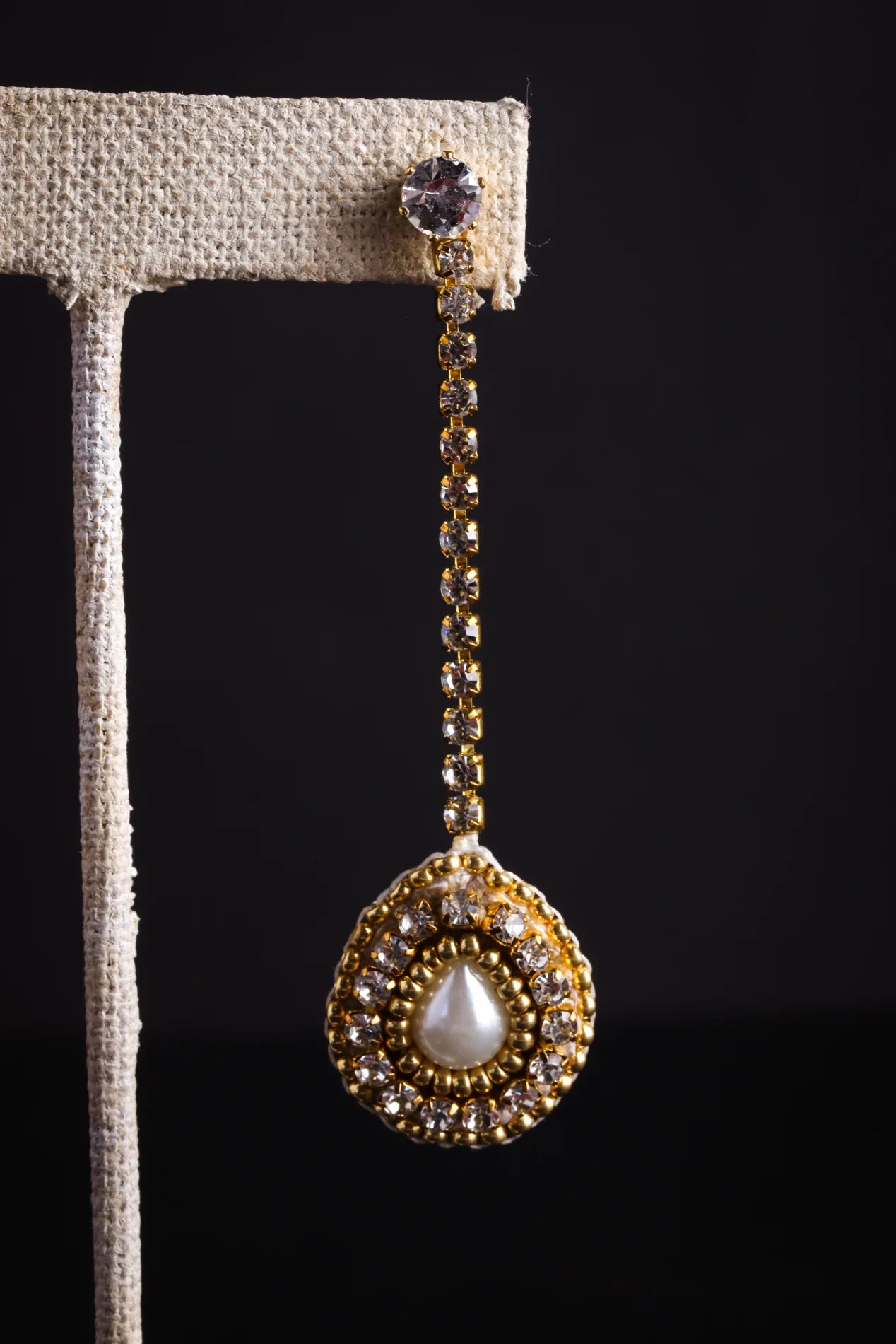 Candle Earrings Golden