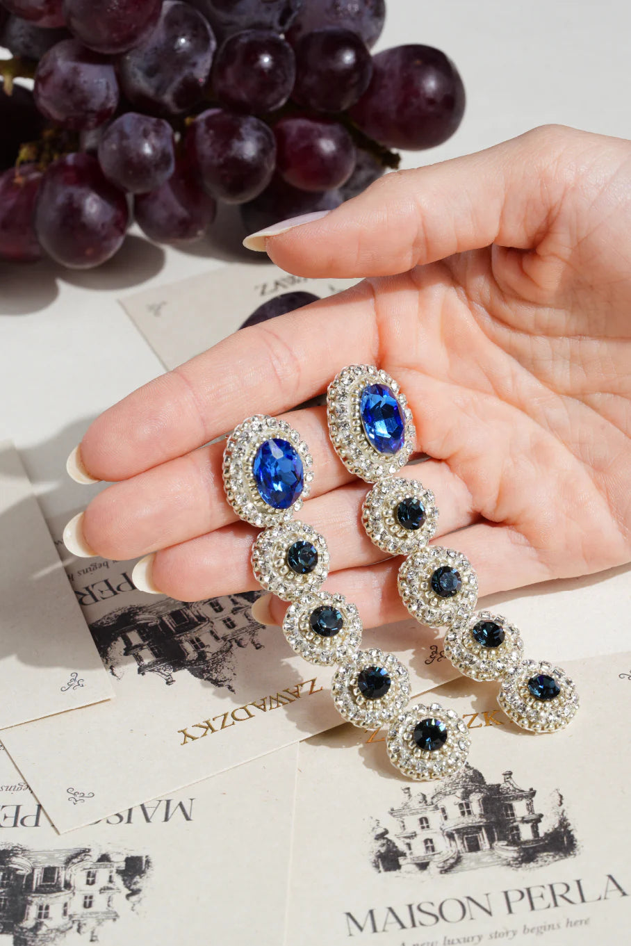 Fiesta Zafiro Earrings Emerald