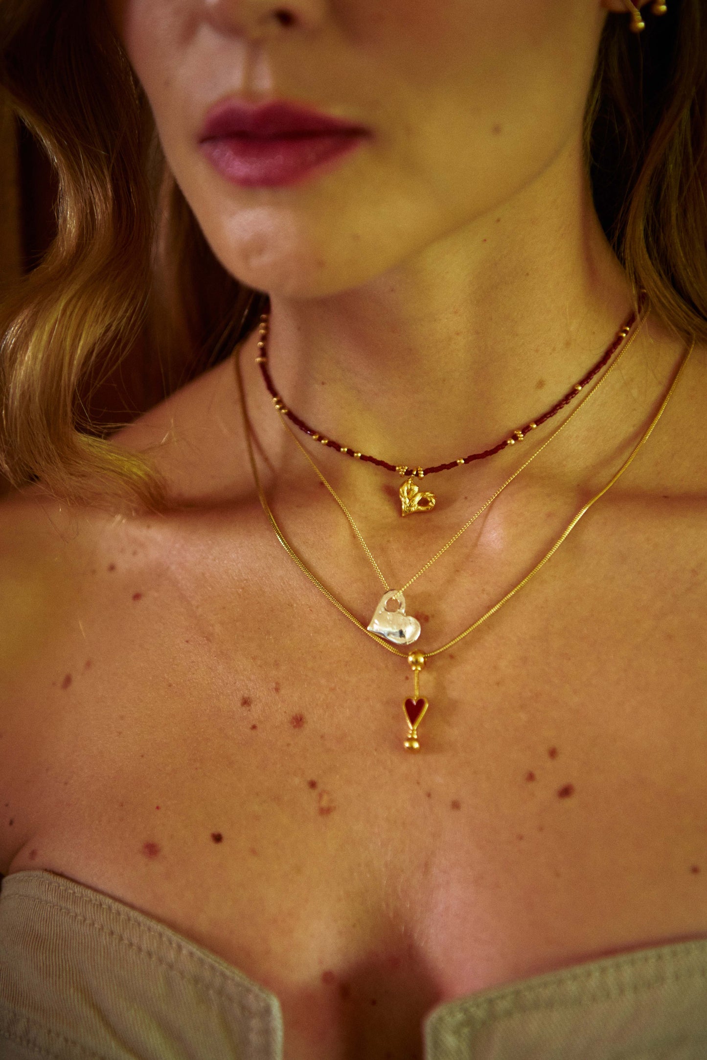 Heart Pie Necklace