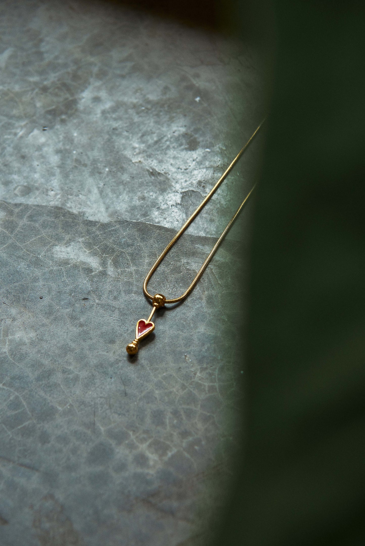 Heart Pie Necklace