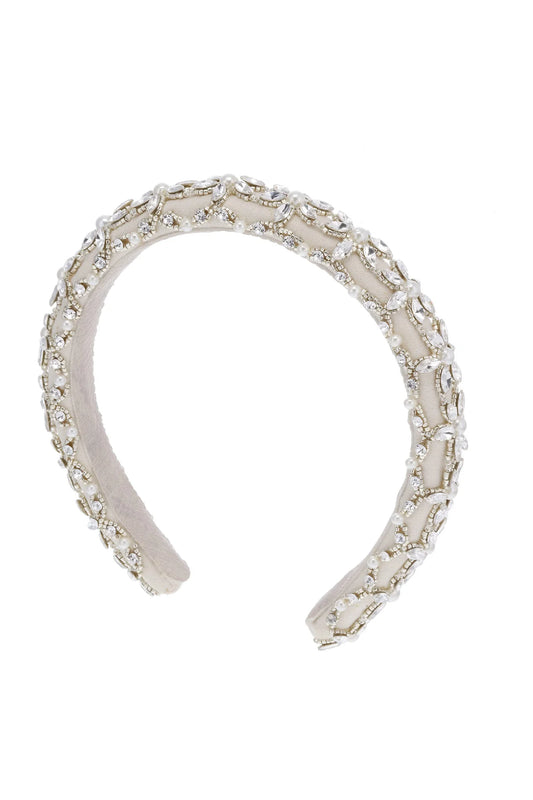 Rosaura Small Headband Crystal