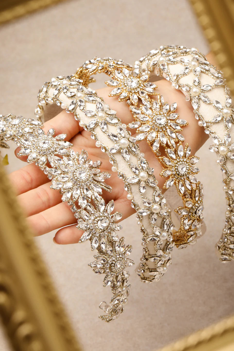 Rosaura Small Headband Crystal