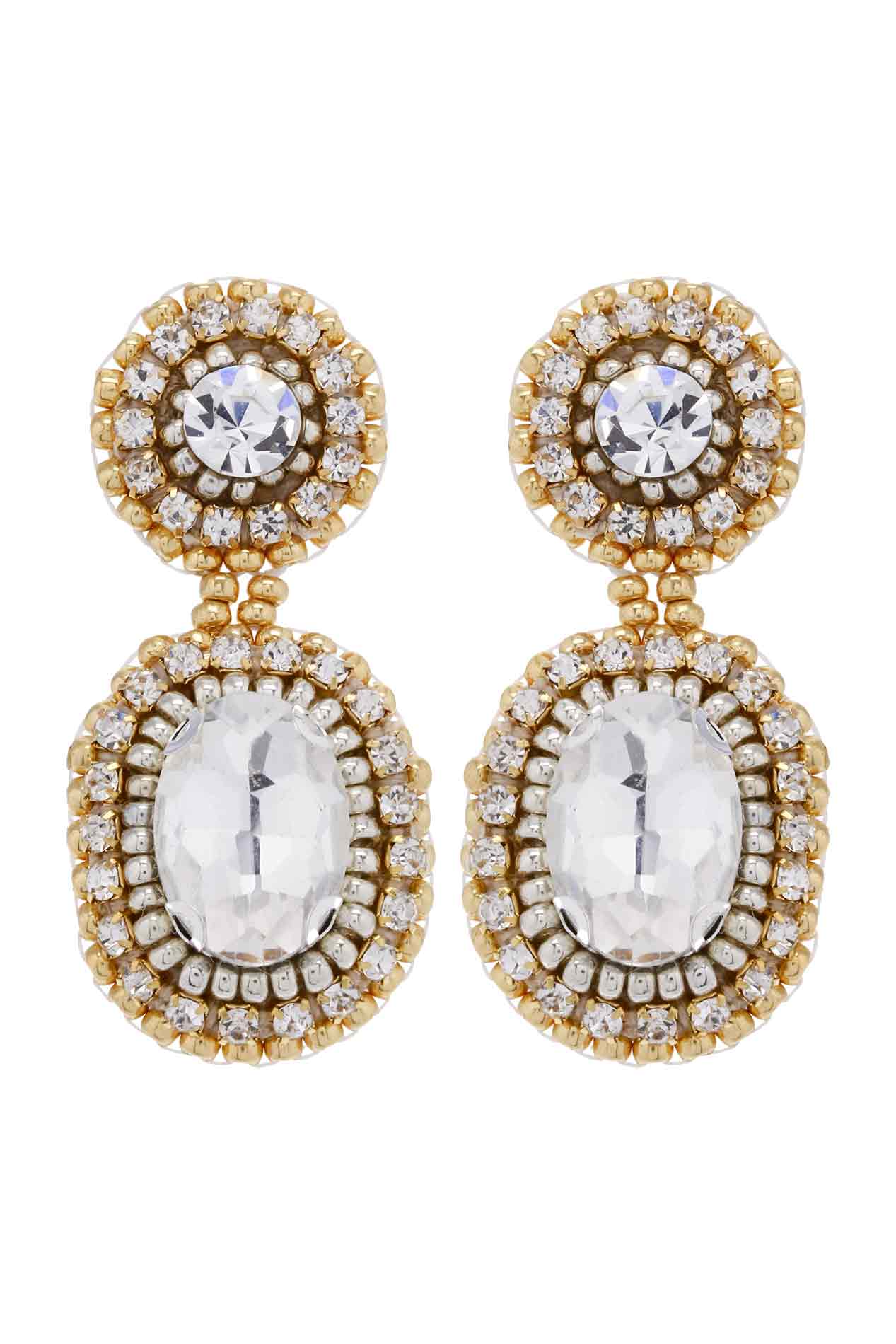 Tettiene Earrings Emerald