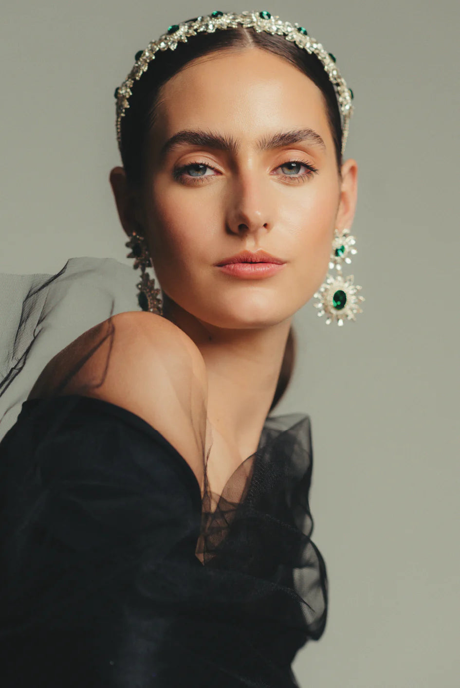 The Real Glam Headband Emerald