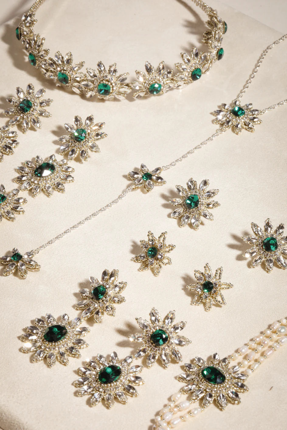 The Real Glam Headband Emerald