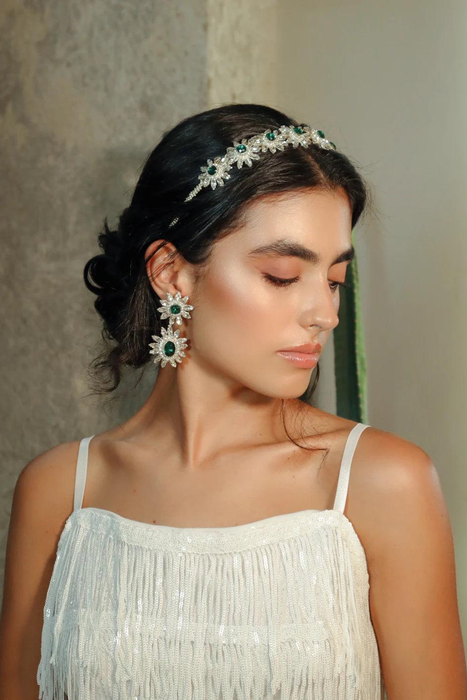 The Real Glam Headband Emerald