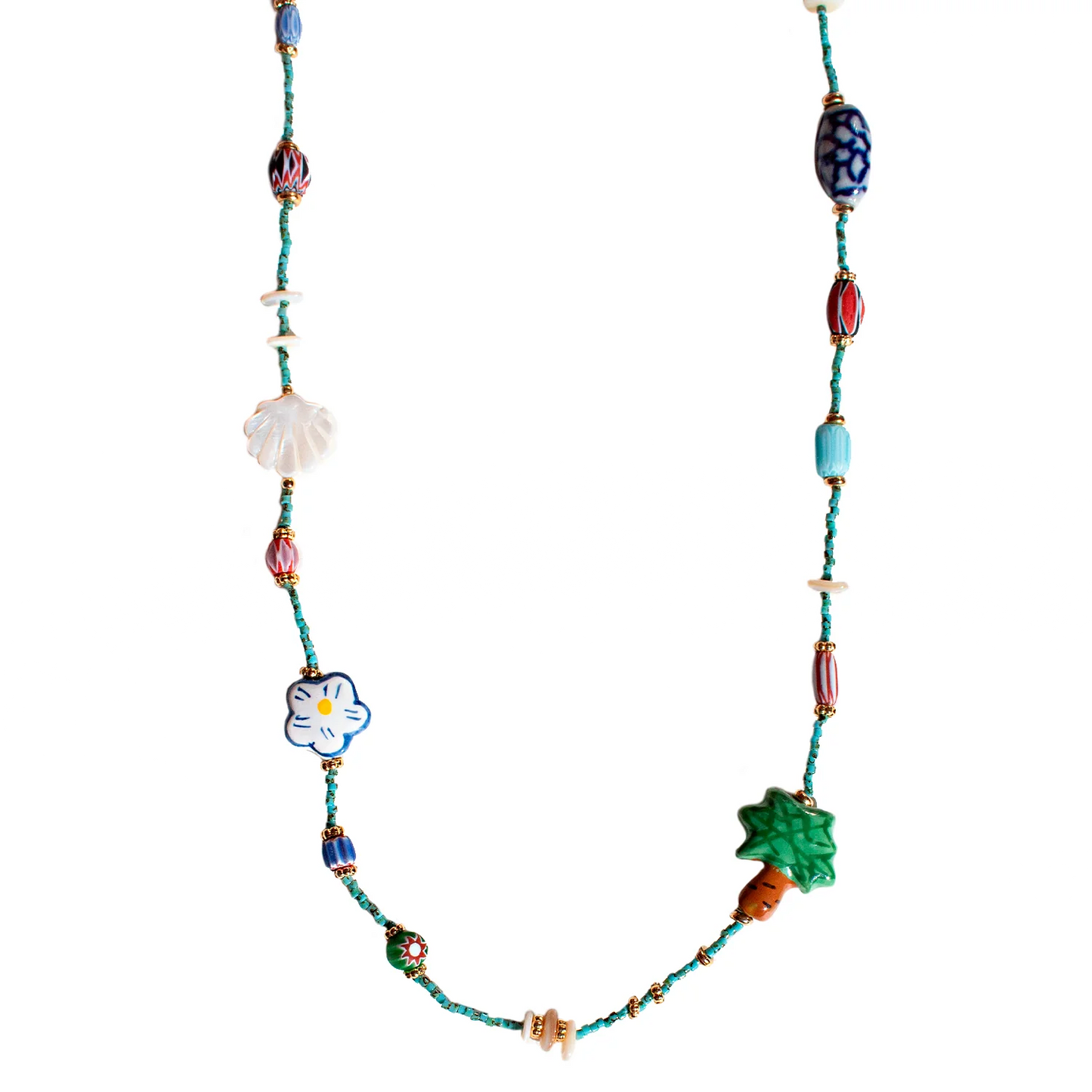 Tropicalia Blue Necklace