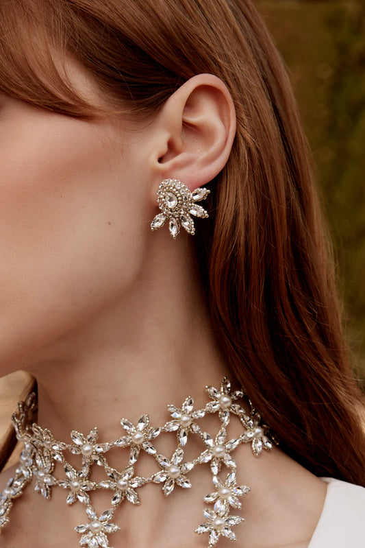Besos Earrings Silver