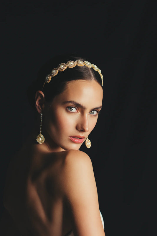 Candle Earrings Golden