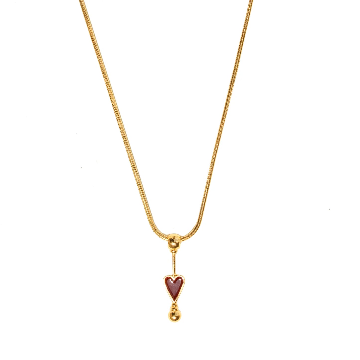 Heart Pie Necklace