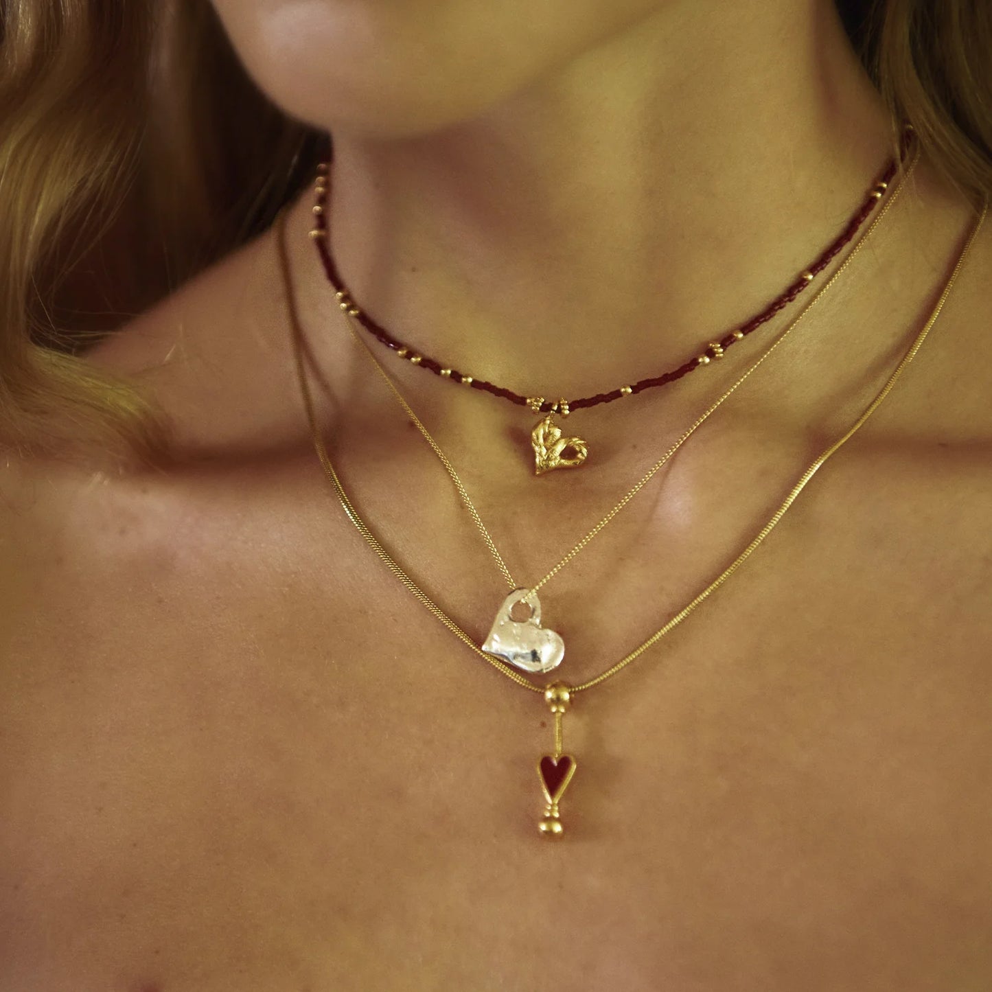Heart Pie Necklace