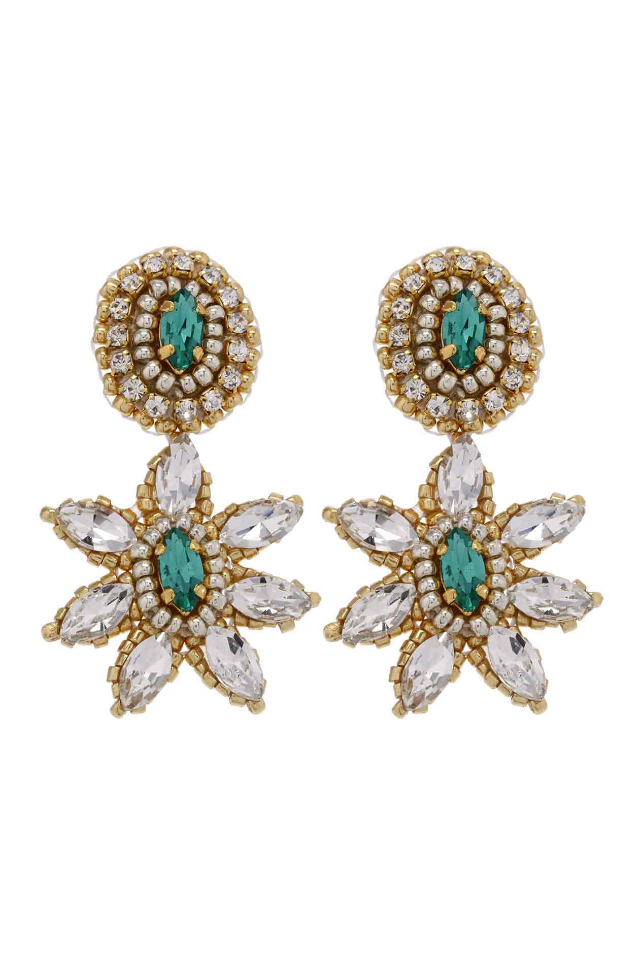 Isabelina Earrings Emerald