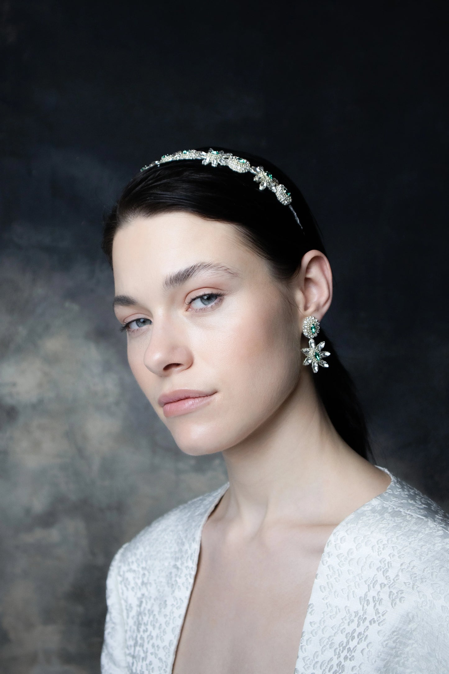 Isabelina Earrings Emerald
