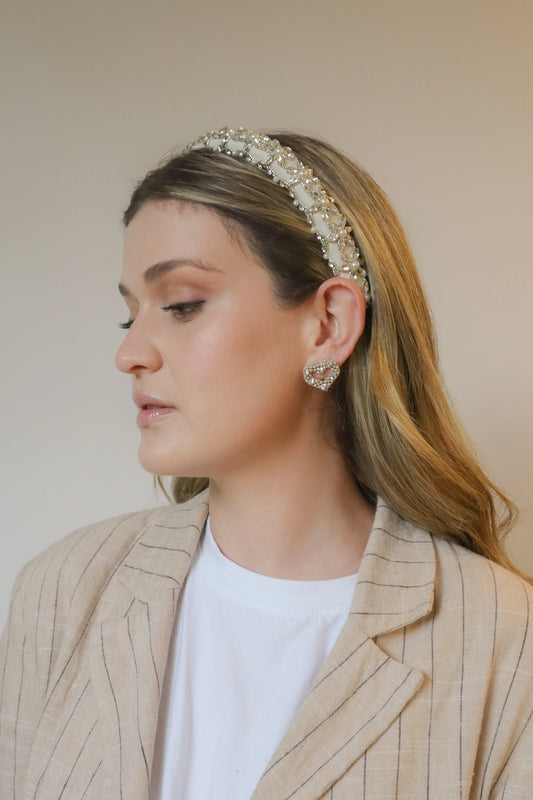 Rosaura Small Headband Crystal