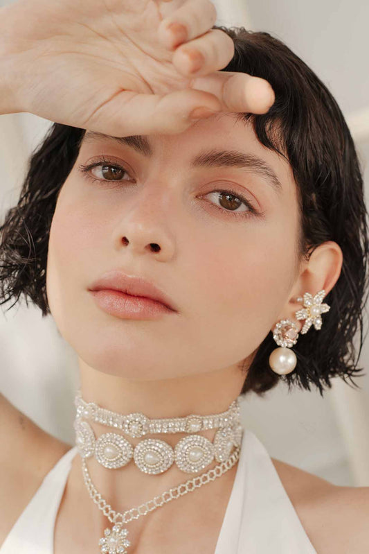Sheally Earrings Crystal
